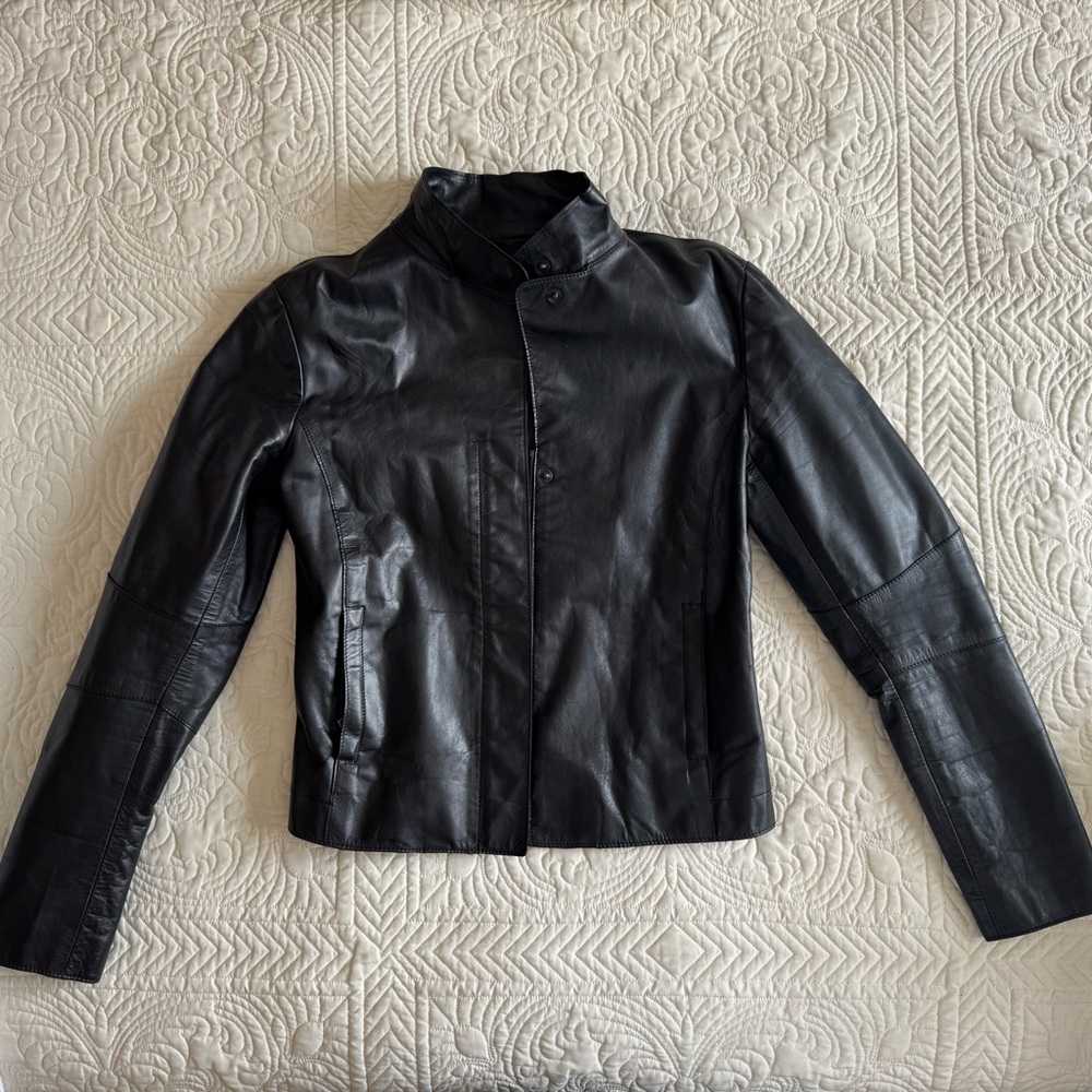 M0851 leather jacket